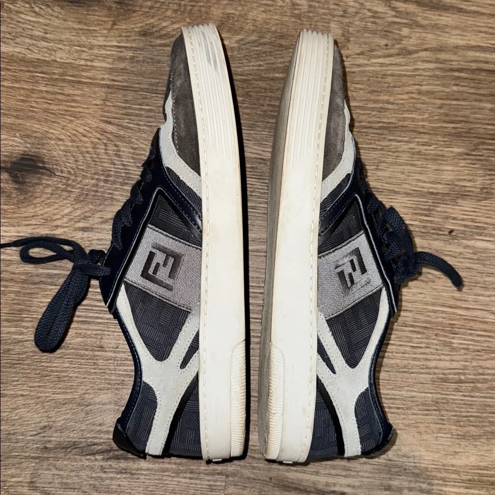 Fendi Step' FF Logo Sneakers, Size - Fendi - 7/ US 8